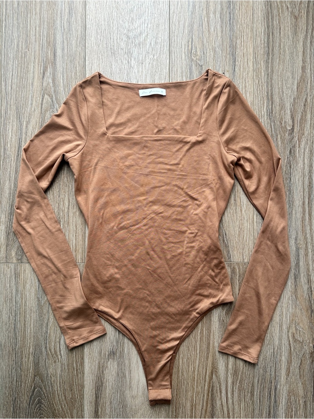 Square neck Long Sleeve Bodysuit